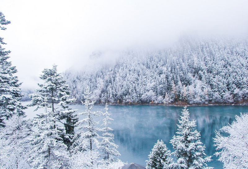 冰雪九寨沟-(1)